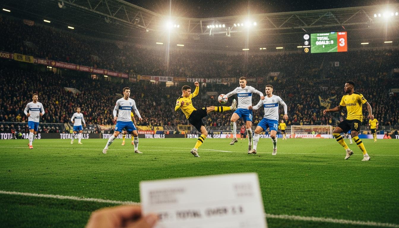 Futebol: estratégia de apostas em “total maior” em ligas com ritmo acelerado