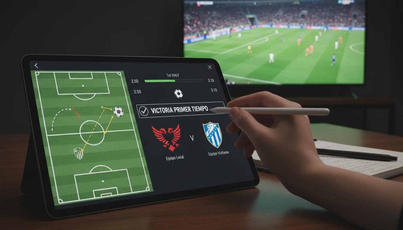 Fútbol. Estrategia de apuestas «victoria en el primer tiempo»