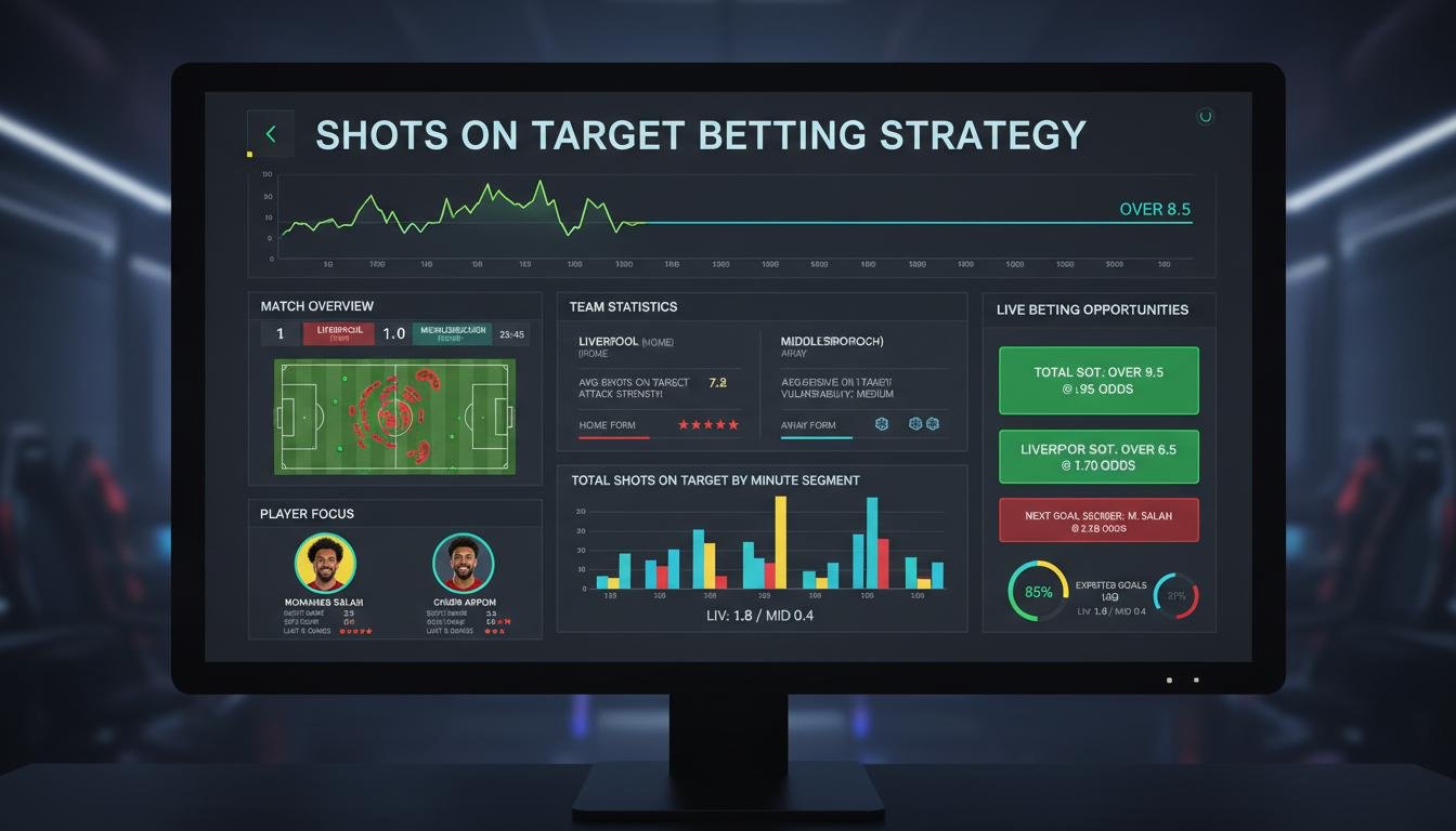Football. Shots on Target Betting Strategy