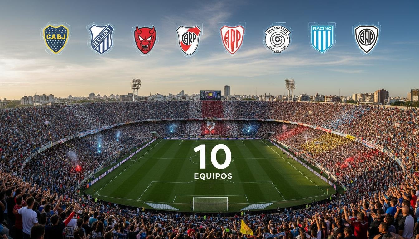 As 10 melhores equipes da Argentina em 2026: quem está em vantagem