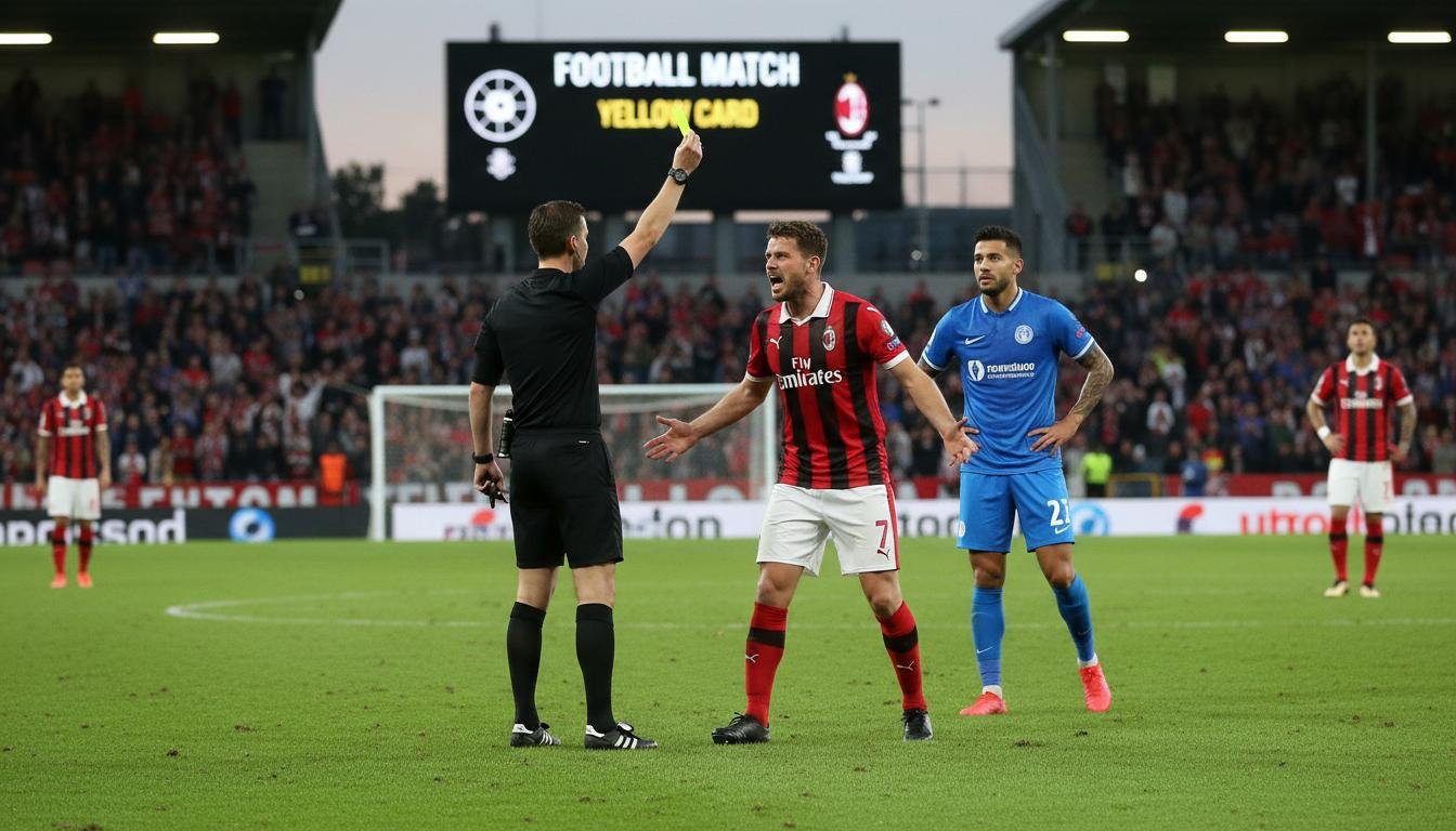 Football. "Player to receive a card" betting strategy