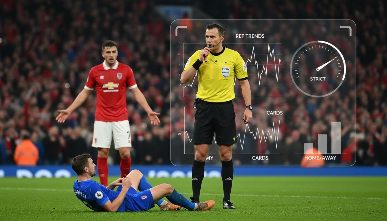 Football. Betting strategy for fouls (total)