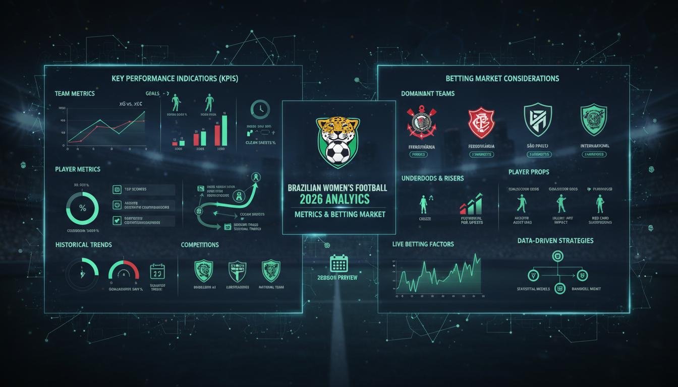 Brazilian women's football 2026 analytics: metrics and betting market