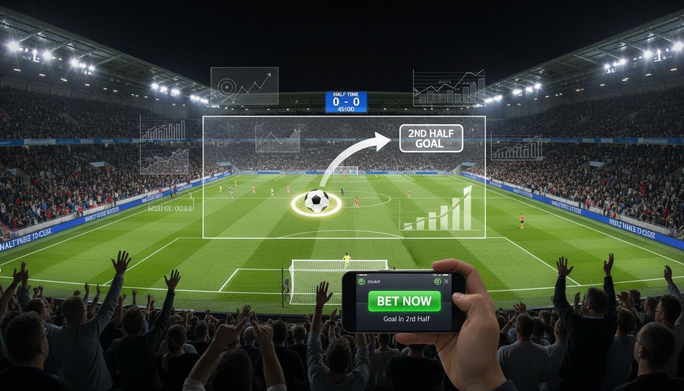 Fútbol. Estrategia de apuestas «gol en la segunda parte»