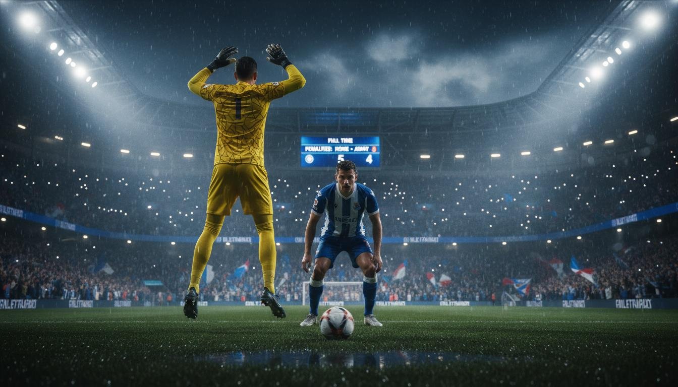 Football. Betting strategy for penalties in a match