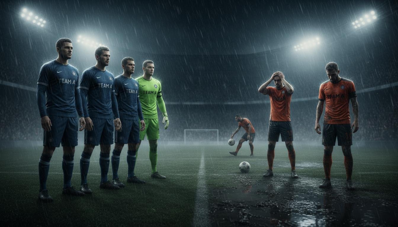 Football. Betting strategy for “team will not score”