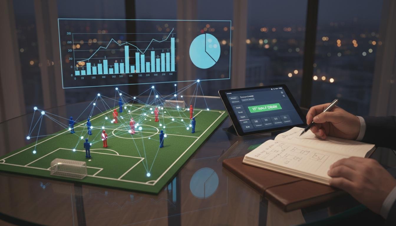 Fútbol. Estrategia de apuestas sobre «empate en la primera parte»