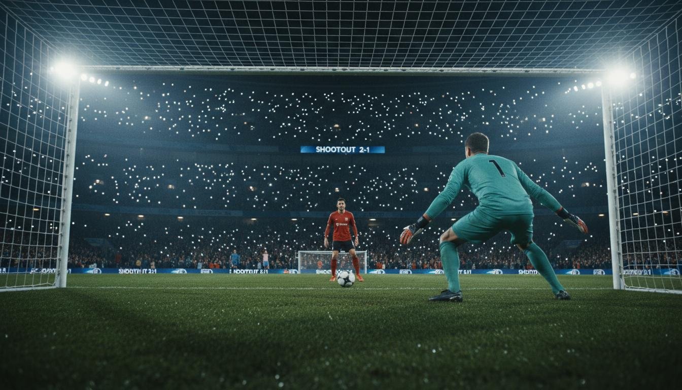 Football. Team penalty kick betting strategy