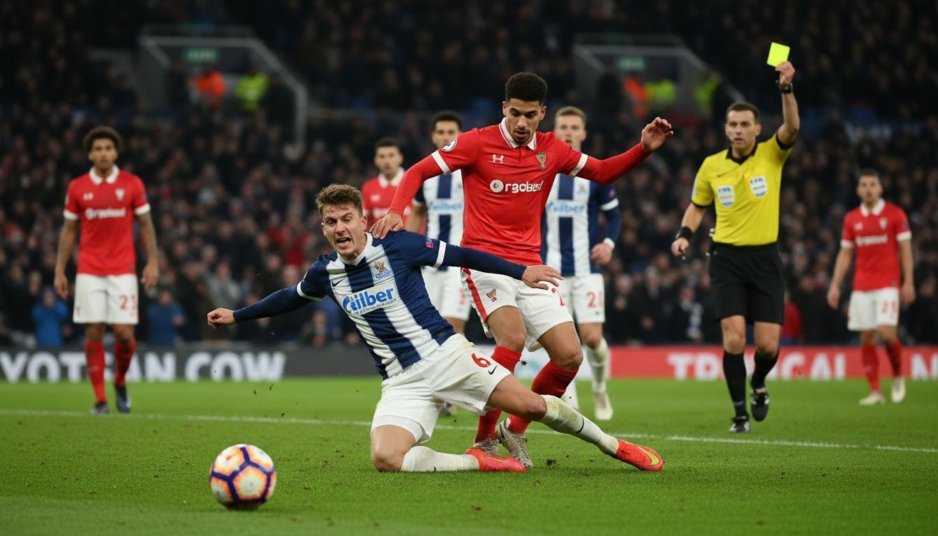 Football. Betting strategy for “next card” in live betting