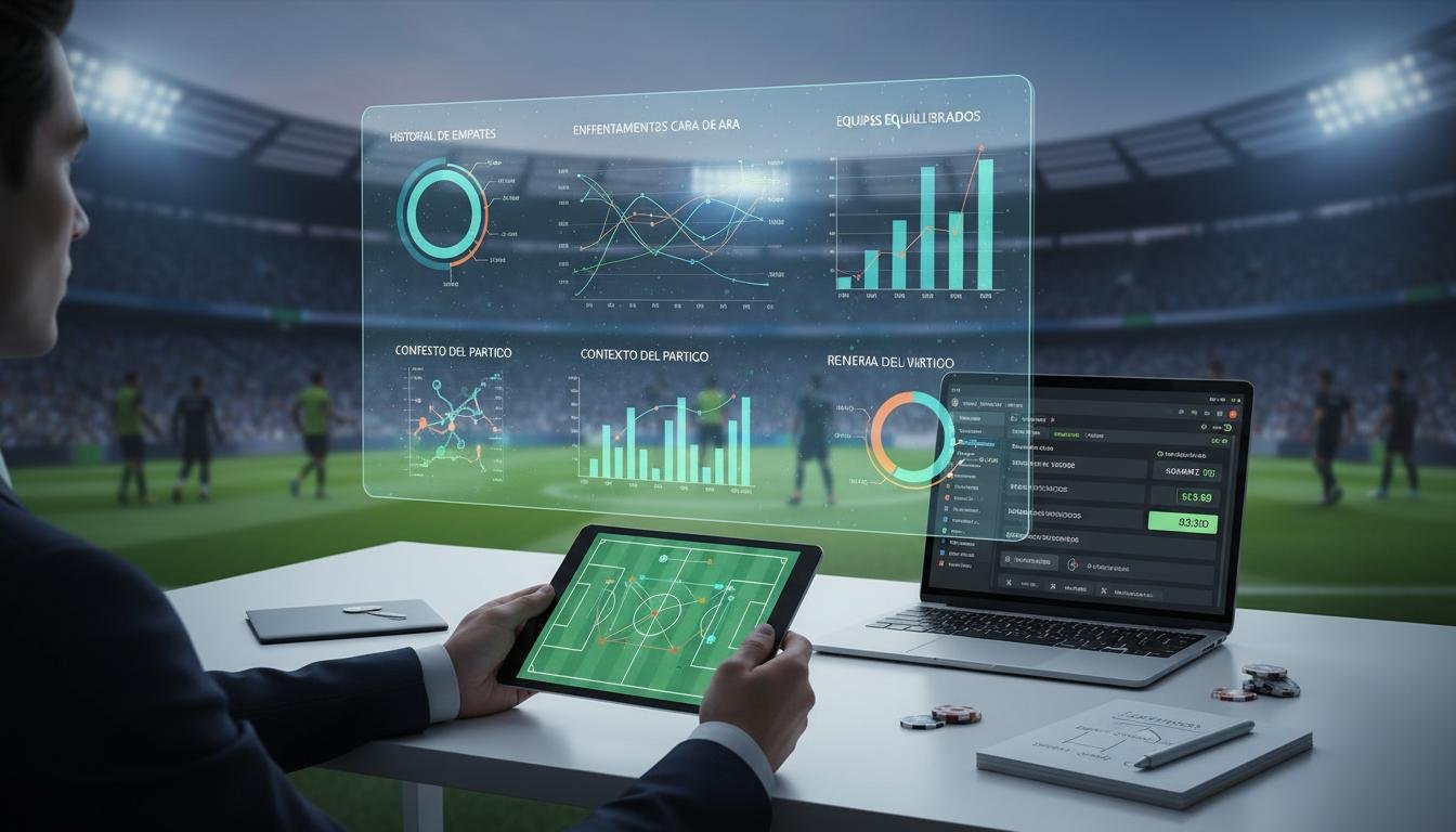 Fútbol. Estrategia de apuestas en empates: cómo encontrar partidos con una alta tasa de empates