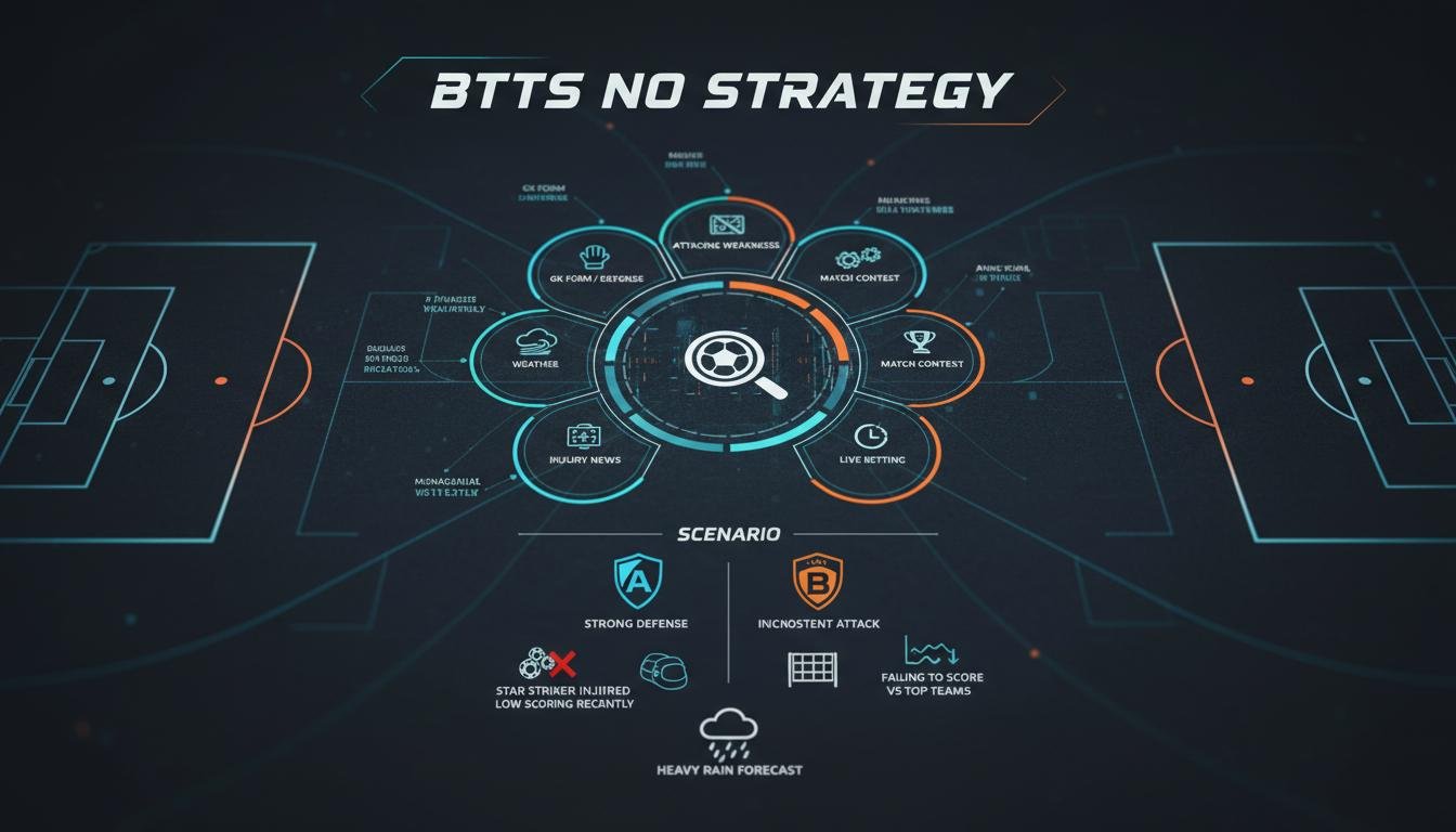 Football. Betting strategy on "Both teams not to score"