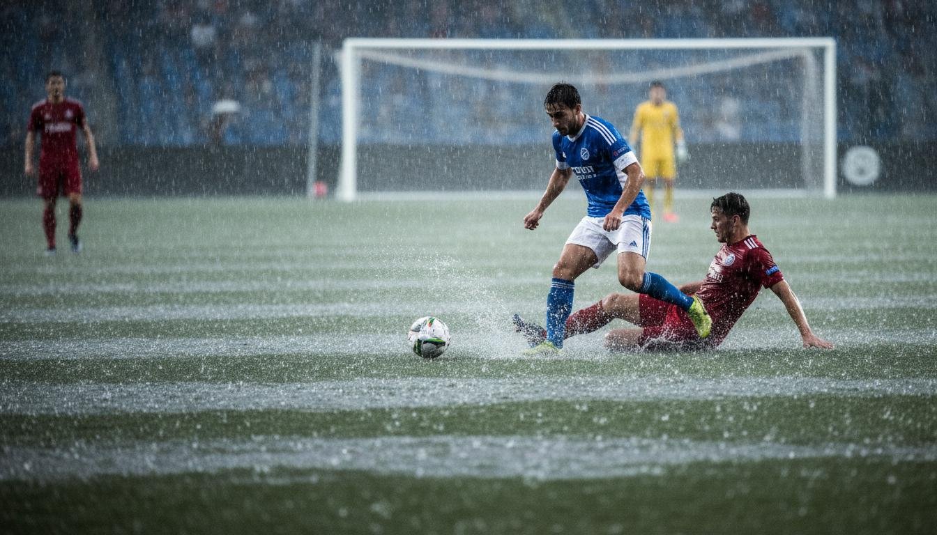 Weather factors in sports: rain/heat/wind