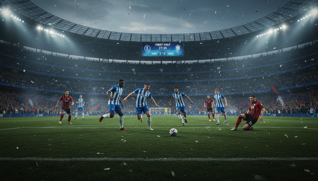 Football. Betting Strategy on "Win in the First Half":