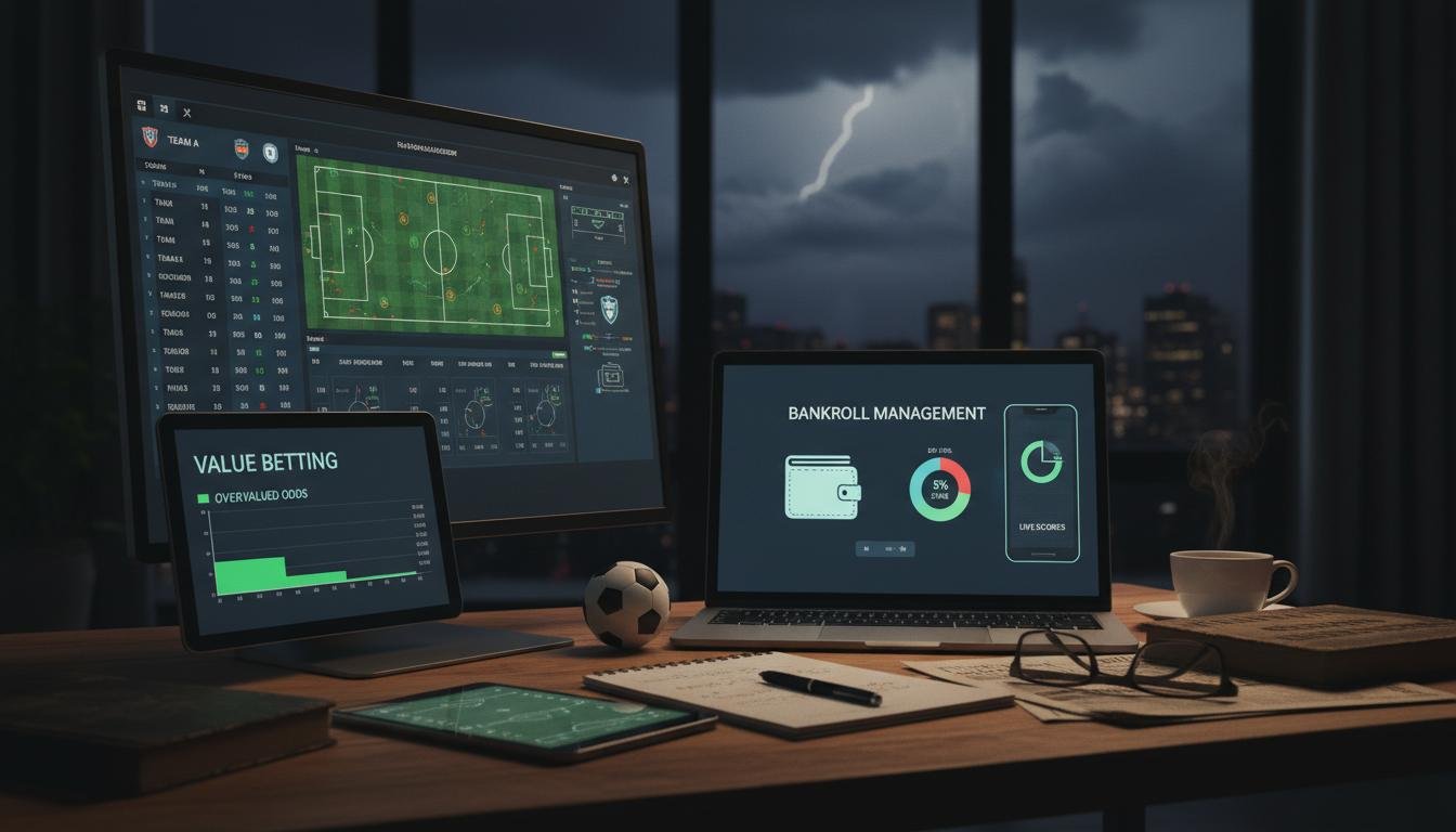 Football. betting strategy on the winner of the match (1X2)