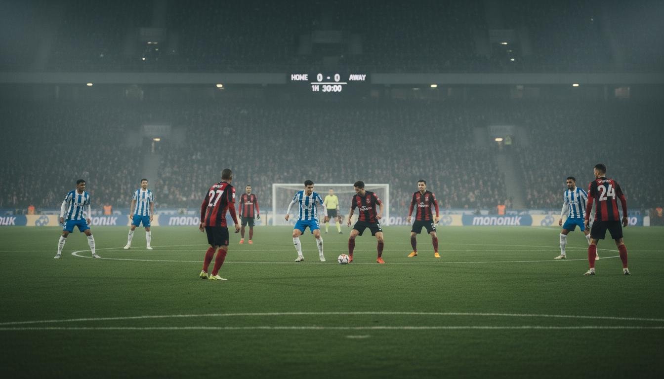 Football. Betting strategy for “draw in the first half”