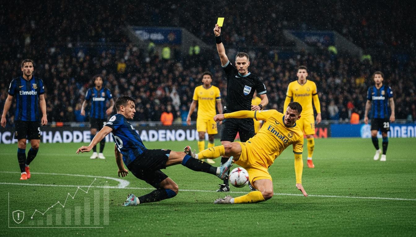 Fútbol. Estrategia de apuestas sobre «equipo con más tarjetas»