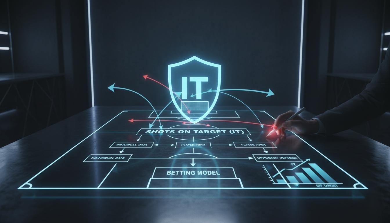 Football. Betting strategy for team shots on target (IT)