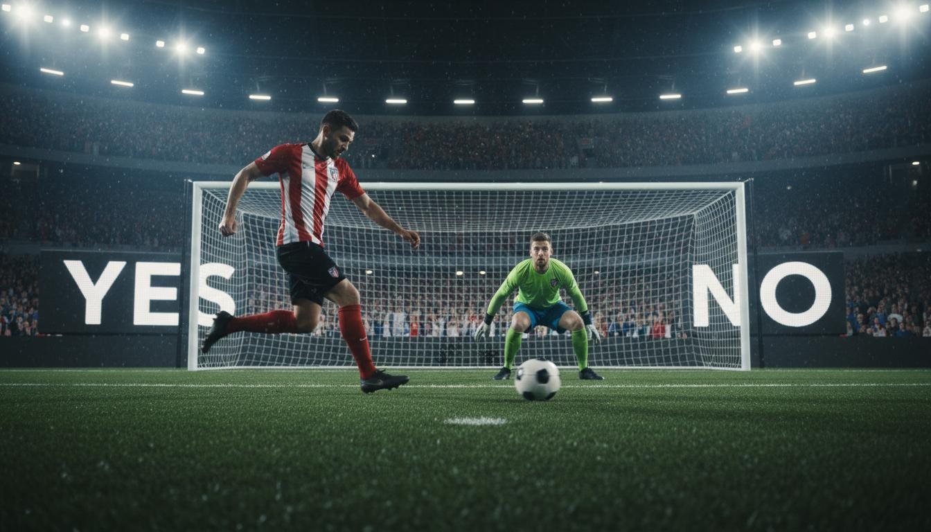 Football. Penalty kick yes/no betting strategy