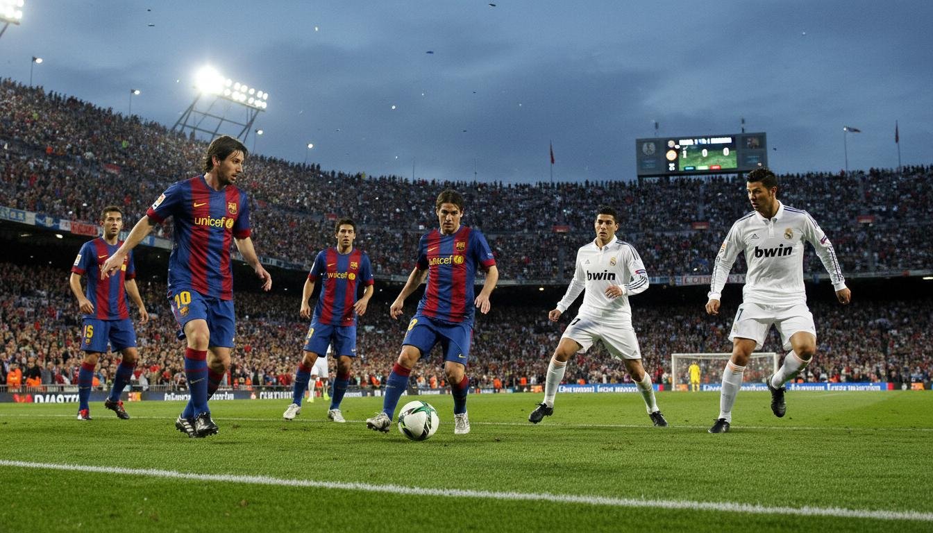 Os protagonistas do futebol espanhol em 2010